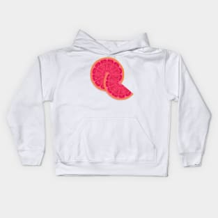 Grapefruit Slice Kids Hoodie